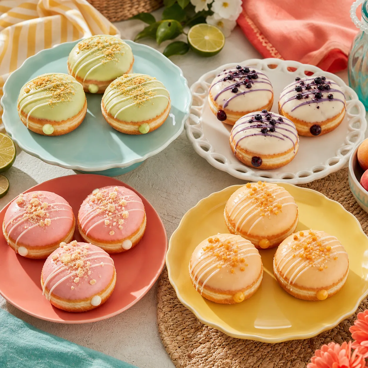 Summer Brioche Donuts assortment